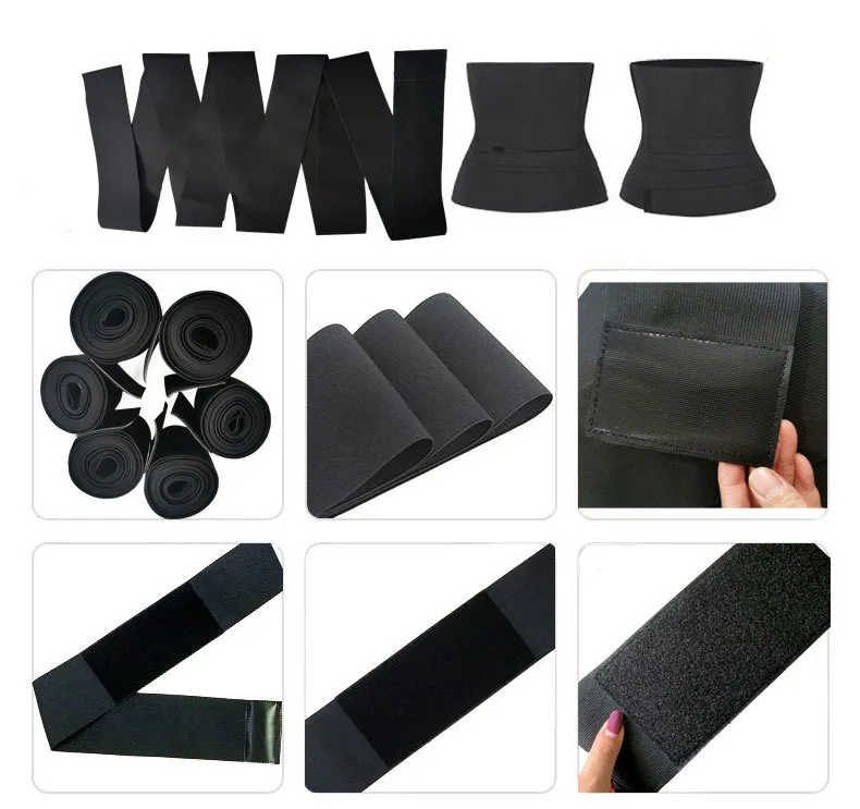 Women Waist Bandage Wrap Trimmer Belt Waist Trainer Shaperwear Tummy Control Slimming Fat Burning For Postpartum Sheath Belt