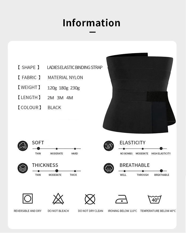 Women Waist Bandage Wrap Trimmer Belt Waist Trainer Shaperwear Tummy Control Slimming Fat Burning For Postpartum Sheath Belt