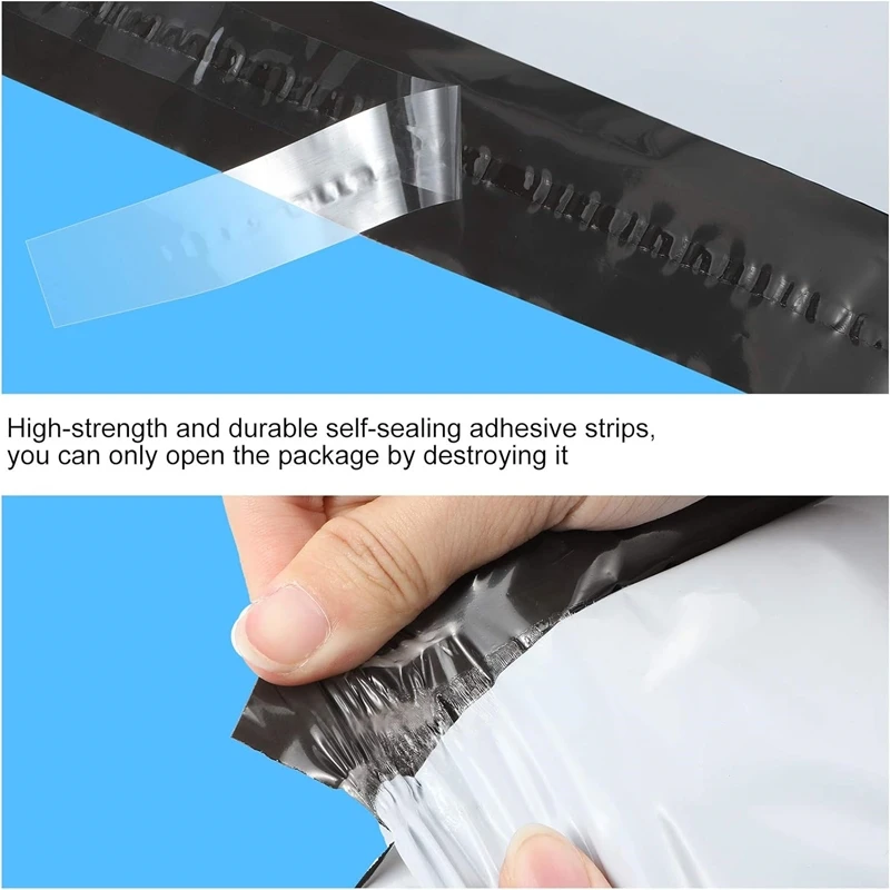50pcs/Lots White Courier Bag Express Envelope Storage Bags Mail Bag Mailing Bags Self Adhesive Seal Plastic Packaging Pouch