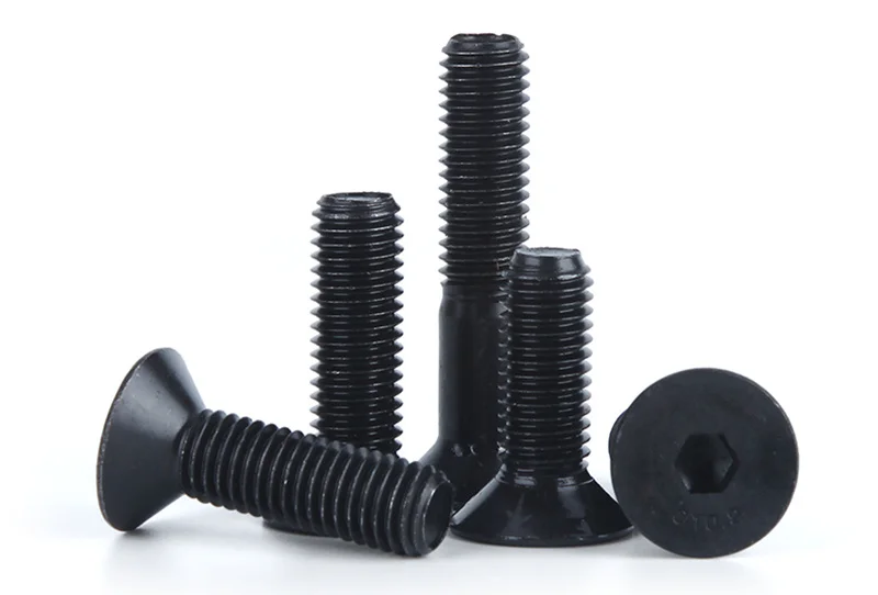 5-50pcs Allen Key Head Din7991 M2 M2.5 M3 M4 M5 M6 Stainless Steel 304 Or Black Hex Socket Flat Countersunk Head Screw
