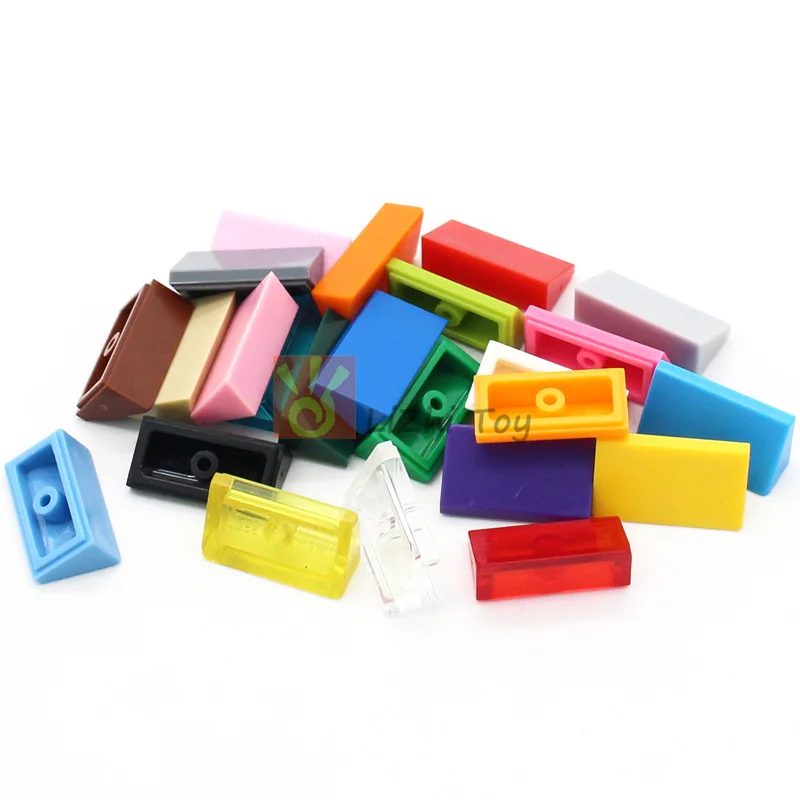 100pcs MOC 85984 Slope 30 1x2x2/3 DIY Enlighten Building Blocks Bricks Compatible Puzzle Toys Assembles Particles Spare Parts