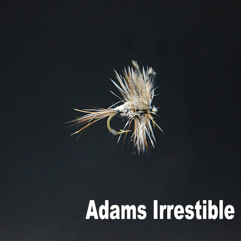 CONTEMPLATOR 4 Styles 14#16# Adam Series Flies 5pcs/Box Quintessential Dry Fly Adam Parachute Wulff Irresistible Fly Fishing Lur