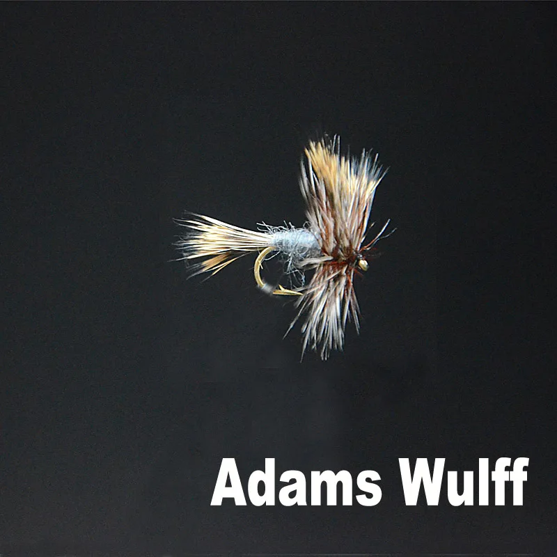 CONTEMPLATOR 4 Styles 14#16# Adam Series Flies 5pcs/Box Quintessential Dry Fly Adam Parachute Wulff Irresistible Fly Fishing Lur