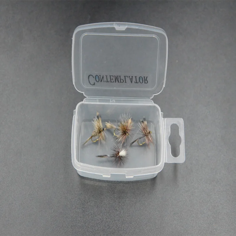 CONTEMPLATOR 4 Styles 14#16# Adam Series Flies 5pcs/Box Quintessential Dry Fly Adam Parachute Wulff Irresistible Fly Fishing Lur