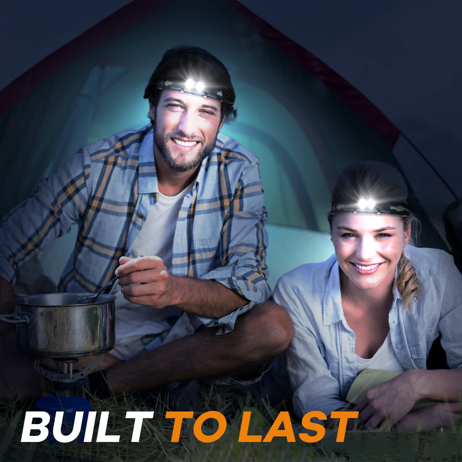 H25S LED Headlamp 18650 Battery Powerful Headlight 1200 Lumens SST40 USB Rechargeable Lamp