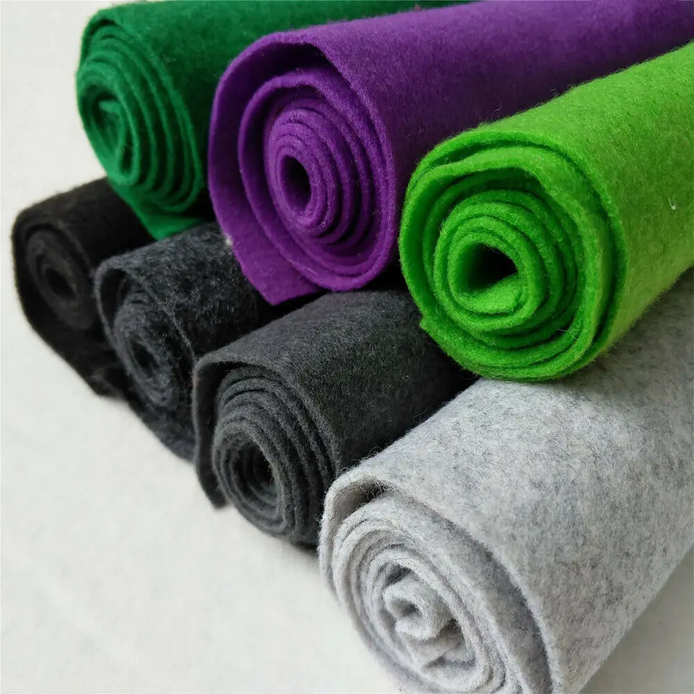 Soft Felt Fabric Non-woven Felt Fabric Sheet Patchwork DIY Sewing Dolls Crafts Accessories Material 1.4mm Thick
