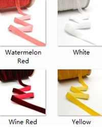 5 Yards 6-25mm Velvet Ribbon Wedding Party Decoration Handmade Ribbon Gift Wrapping Hair Bowknot DIY Christmas Ribbon