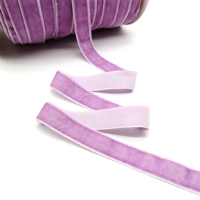 5 Yards 6-25mm Velvet Ribbon Wedding Party Decoration Handmade Ribbon Gift Wrapping Hair Bowknot DIY Christmas Ribbon