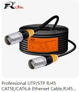 10pcs/5sets 8p8c RJ45 Waterproof Connector,Orange&Black, Panel Mount+Wire Connector, RJ45 Ethernet/Network Connector, IP65 Level
