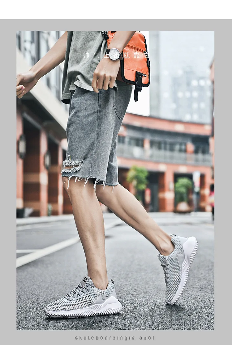 2026 Summer Men's Loafers Walking Mesh Breathable Summer Comfortable Casual Shoes Sneakers Zapatillas Hombre Men Running shoes