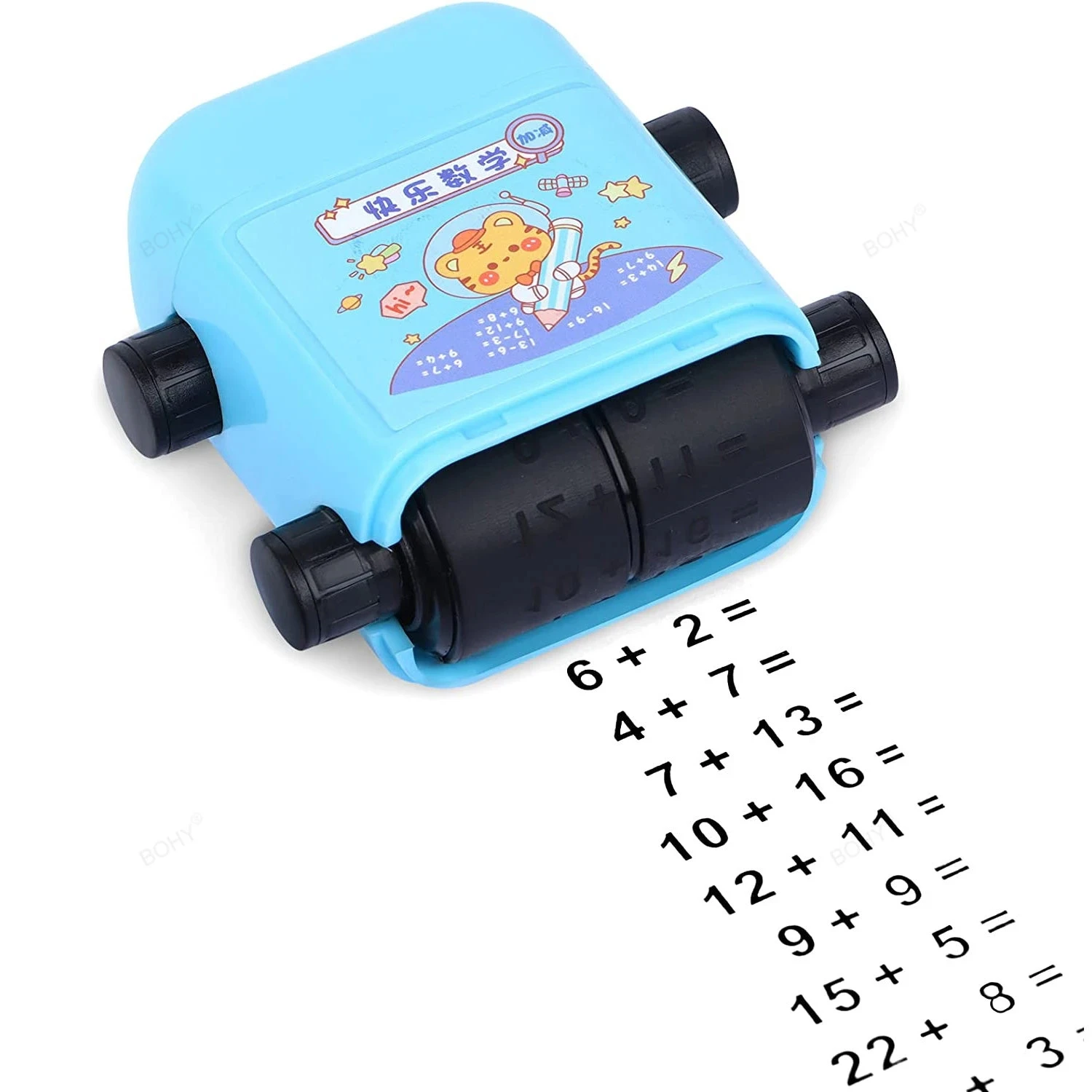 Teaching Stamp 2 in 1Fill In The Blank Roller Reusable Math Roller Stamp Design Digital Stamp Within 100 Math Practice