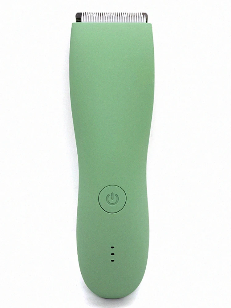 Body Hair Trimmer Shaver for Men Ball Trimmer for Groin Pubic Replaceable Ceramic Blade Groomer Electric Razor Waterproof Clippe