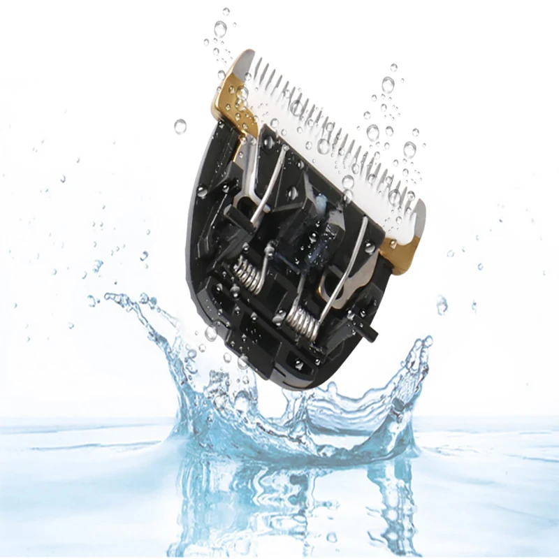 Hair Clipper USB Rechargeable Hair Trimmer Titanium Ceramic Blade LCD Professional Strong Power Salon Hair Cutting Machine