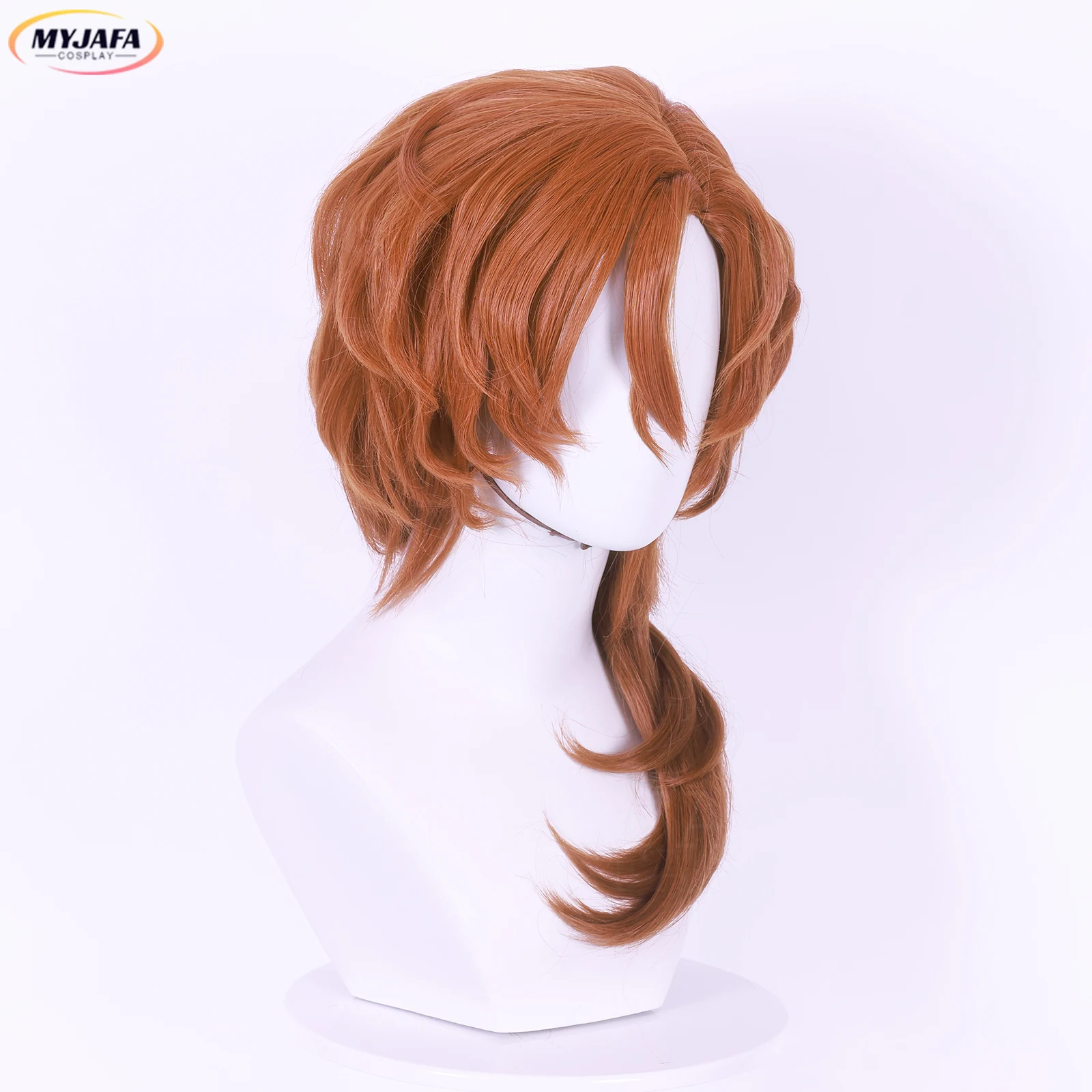Really High Quality Anime Chuya Nakahara Chuuya Cosplay Wig Heat Resistant Synthetic Hair Wigs + Wig Cap