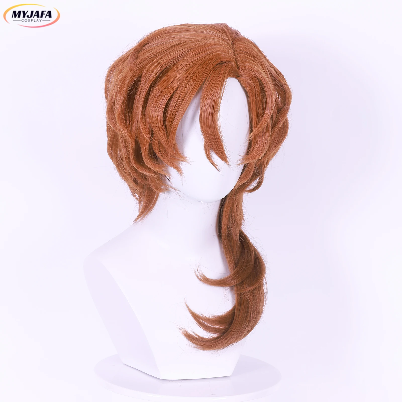 Really High Quality Anime Chuya Nakahara Chuuya Cosplay Wig Heat Resistant Synthetic Hair Wigs + Wig Cap