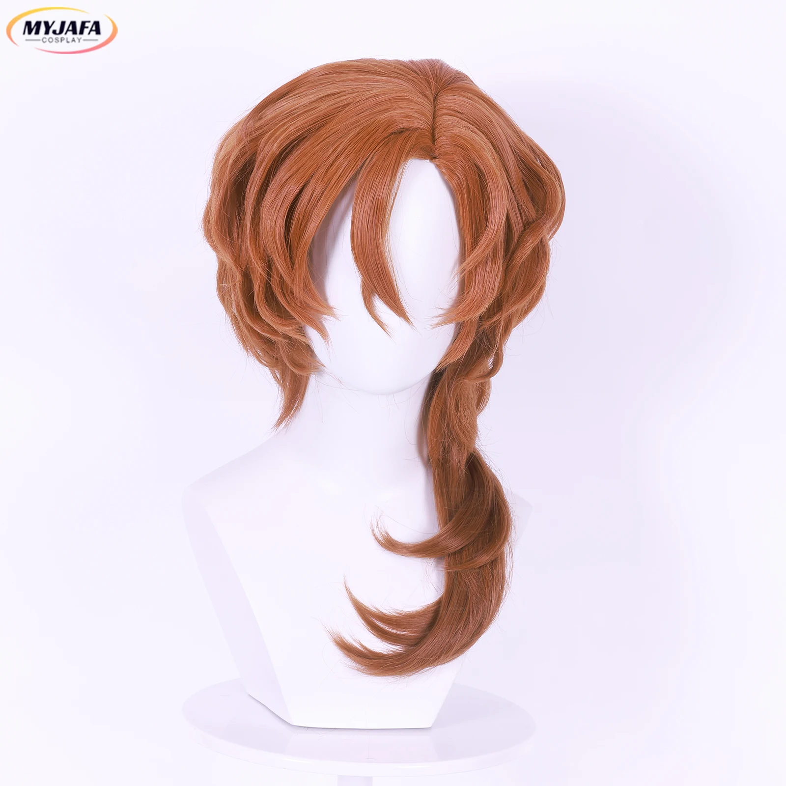 Really High Quality Anime Chuya Nakahara Chuuya Cosplay Wig Heat Resistant Synthetic Hair Wigs + Wig Cap