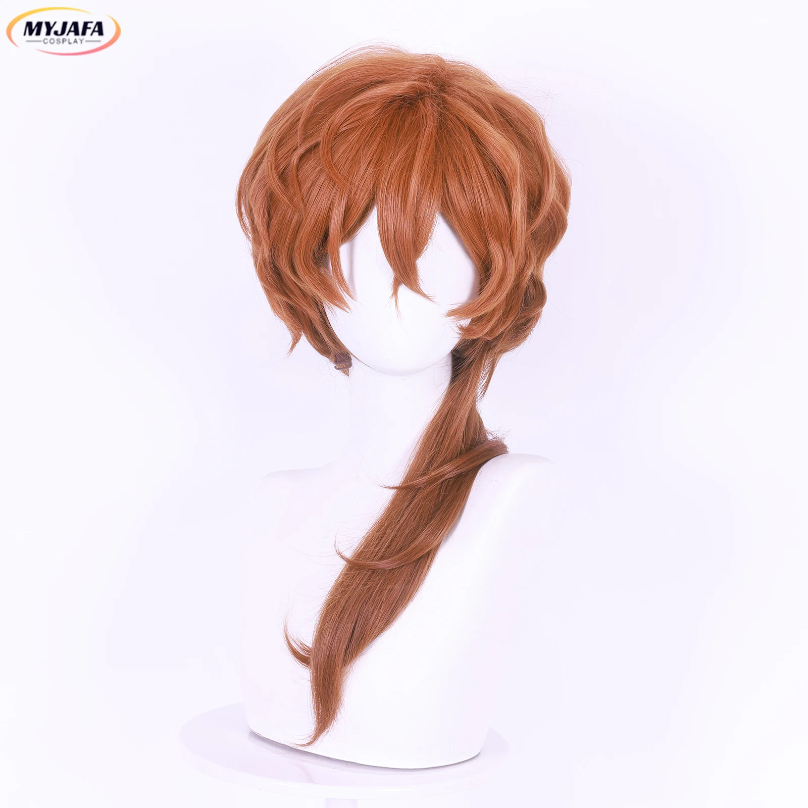 Really High Quality Anime Chuya Nakahara Chuuya Cosplay Wig Heat Resistant Synthetic Hair Wigs + Wig Cap