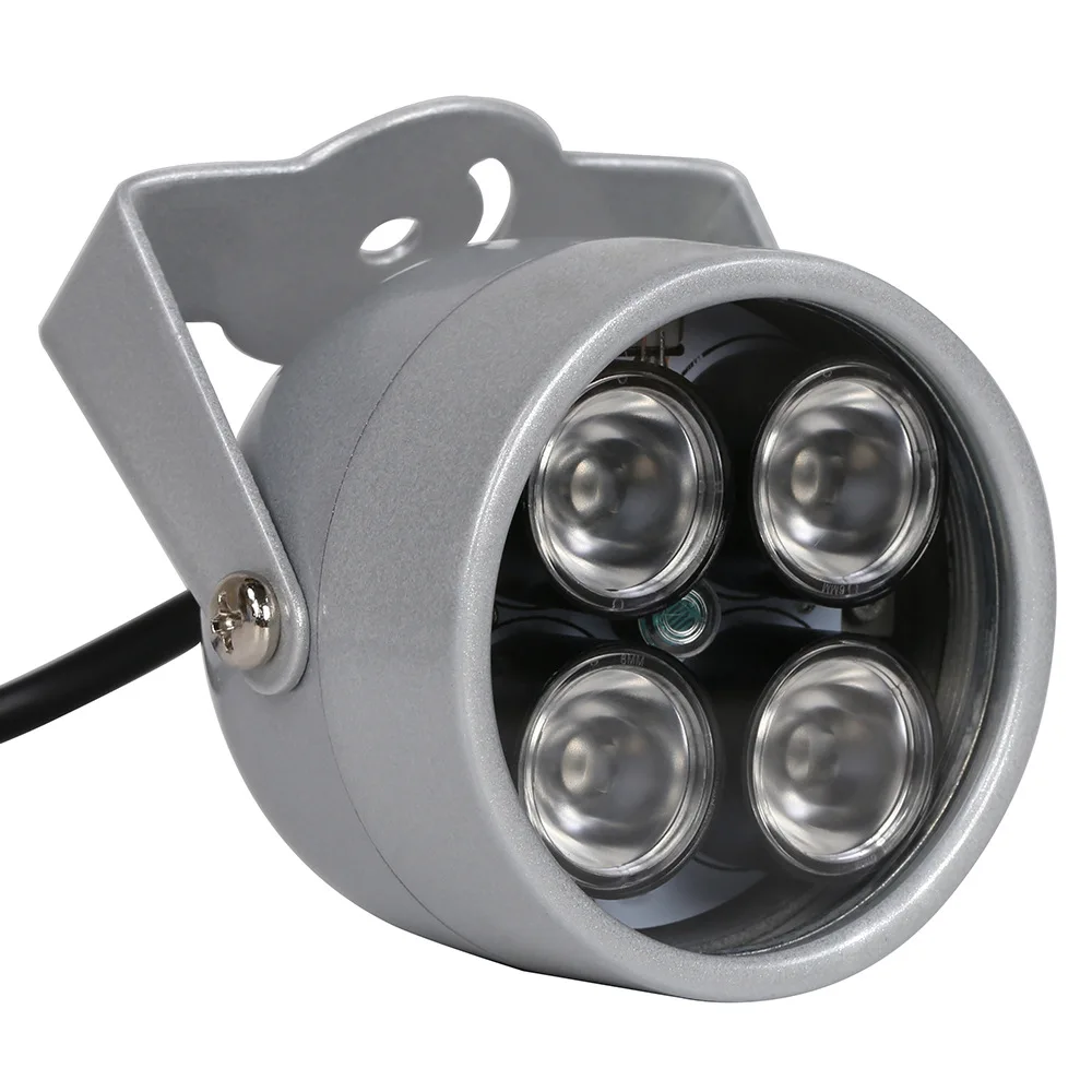 CCTV LEDS 4 array IR led illuminator Light CCTV IR Infrared waterproof Night Vision For Security Camera use 12V 2A EU power