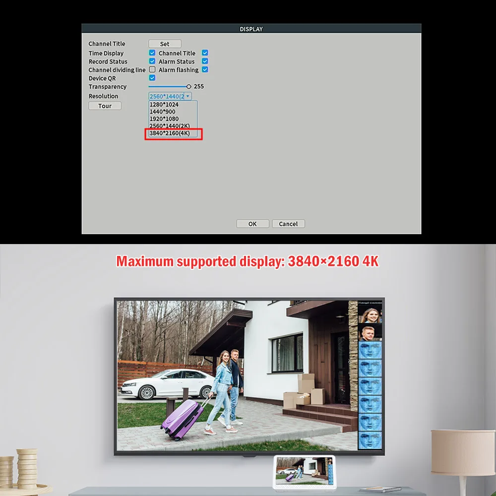 Face detection H.265 8ch*4K 4ch/8ch PoE Network Video Recorder Surveillance PoE NVR 4/8Channel For HD 8MP 5MP IP Camera