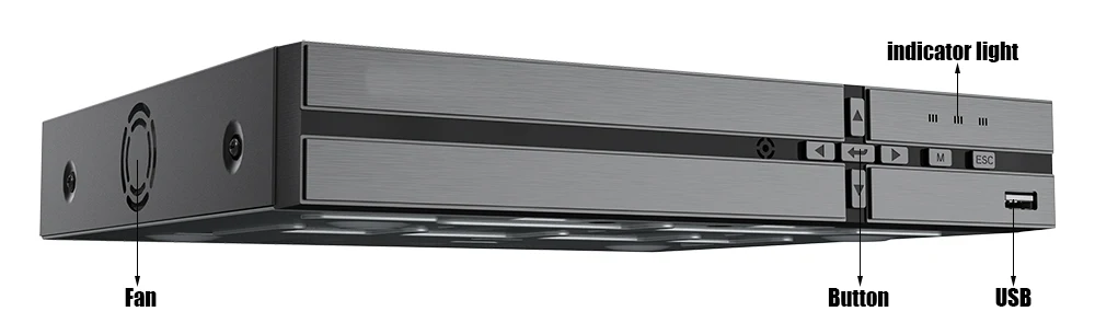 Face detection H.265 8ch*4K 4ch/8ch PoE Network Video Recorder Surveillance PoE NVR 4/8Channel For HD 8MP 5MP IP Camera