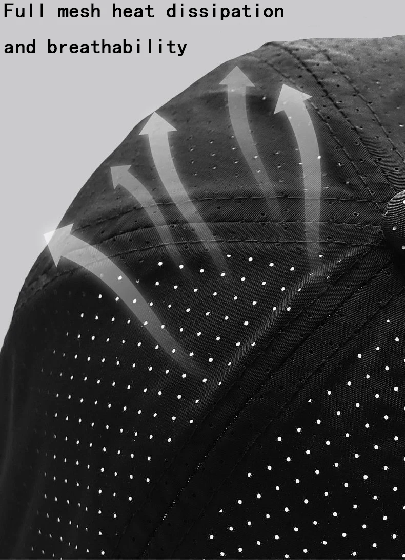 Summer Outdoor Sports Cap Golf Fishing Hat Quick Drying Sun Hat Adjustable Unisex Baseball Cap for Women Men