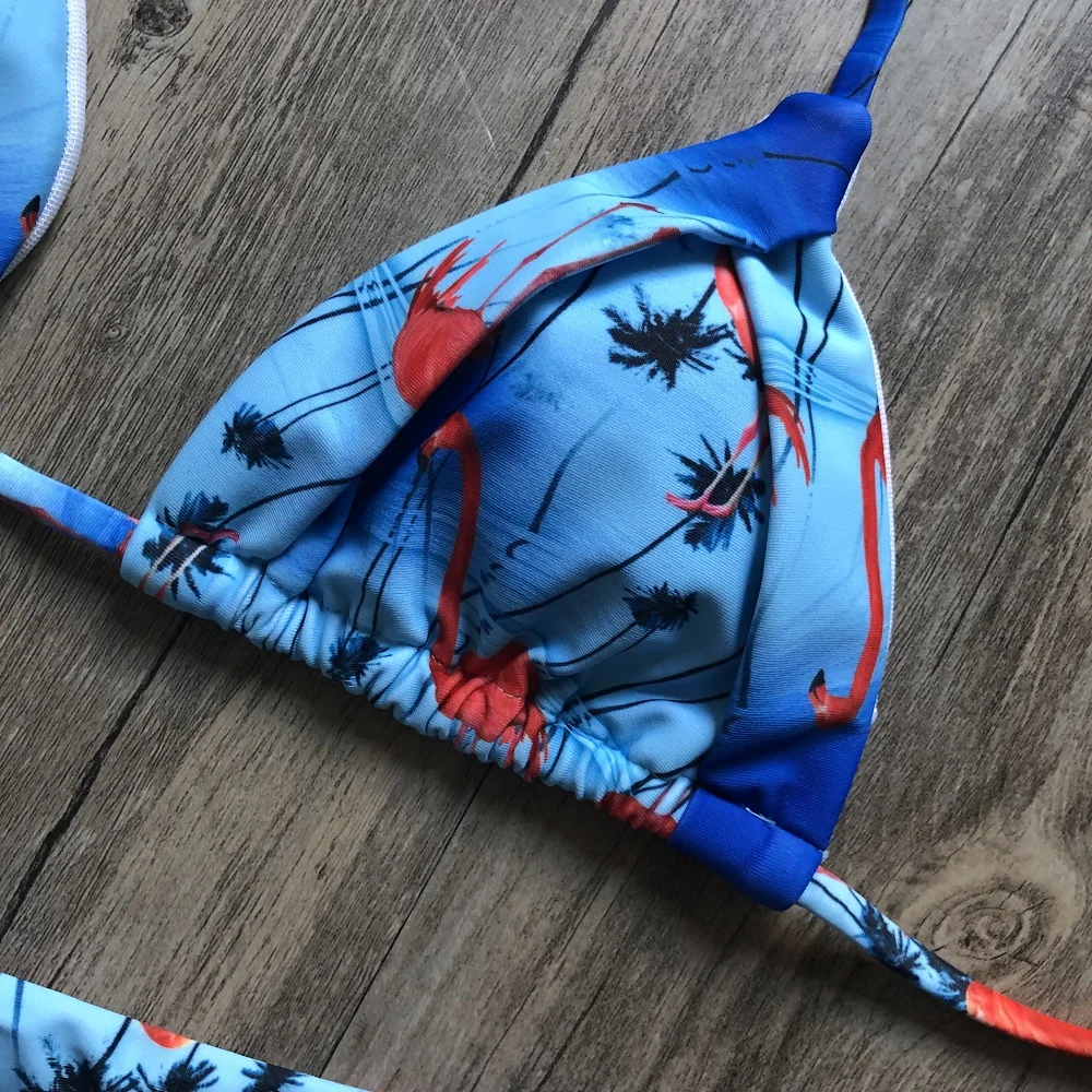RUOTONGSEPT Sexy Print Bikinis Set Women Swimsuit Bandage Two-Piece Swimwear Brazilian Biquínis Beachwear Bathing Suit 2022 New