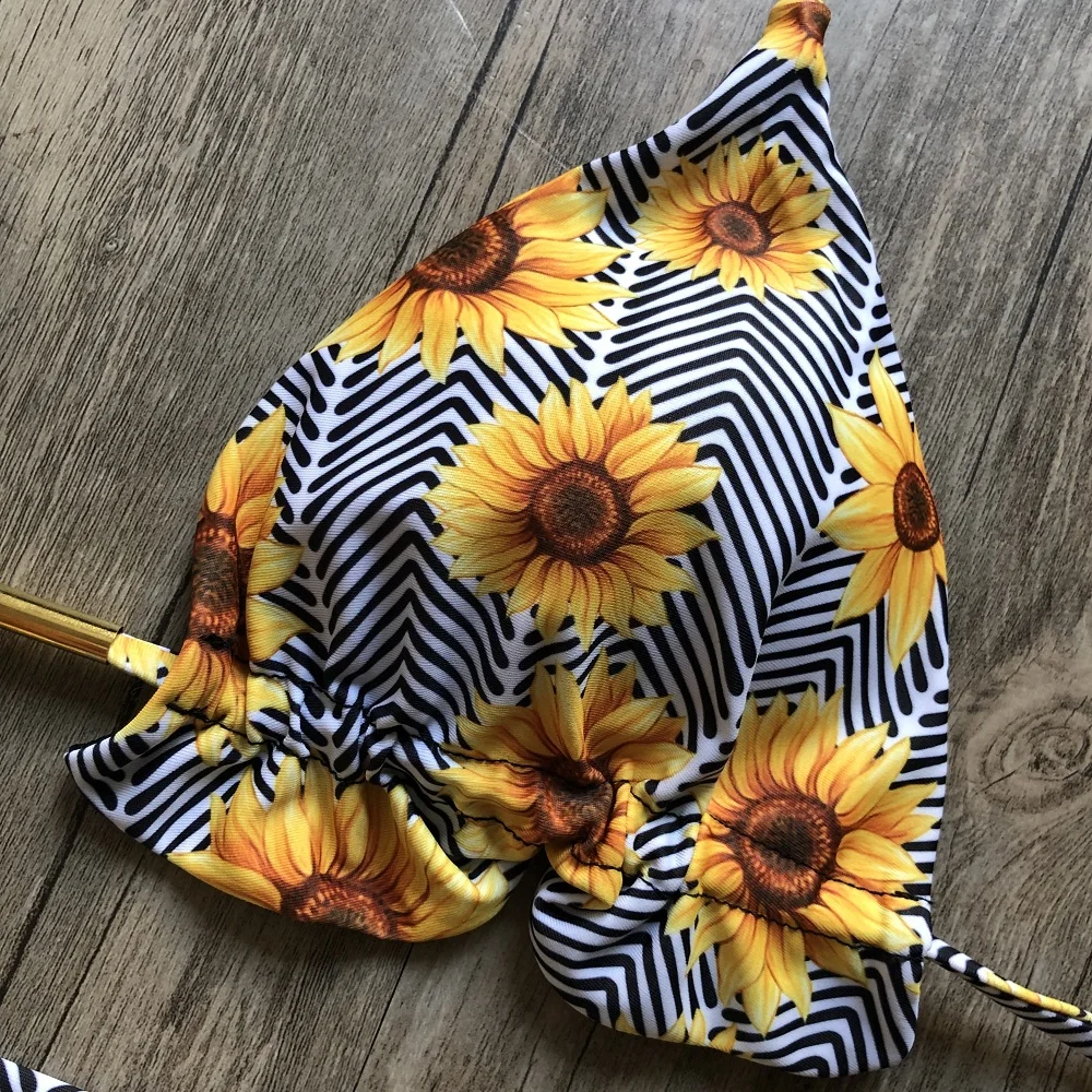 RUOTONGSEPT Sexy Print Bikinis Set Women Swimsuit Bandage Two-Piece Swimwear Brazilian Biquínis Beachwear Bathing Suit 2022 New