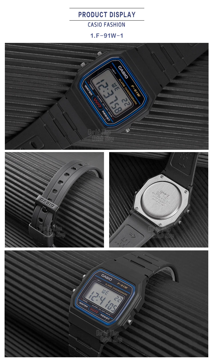 Casio Watch Men Top Luxur Set Military LED Relogio Digital Watch Sport Waterproof Quartz Men Watch Neutral Watches F91W Series