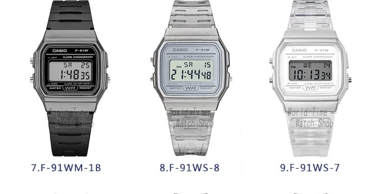 Casio Watch Men Top Luxur Set Military LED Relogio Digital Watch Sport Waterproof Quartz Men Watch Neutral Watches F91W Series