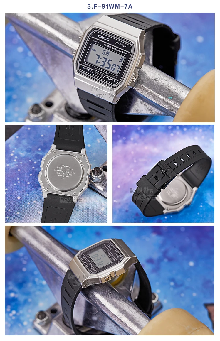 Casio Watch Men Top Luxur Set Military LED Relogio Digital Watch Sport Waterproof Quartz Men Watch Neutral Watches F91W Series