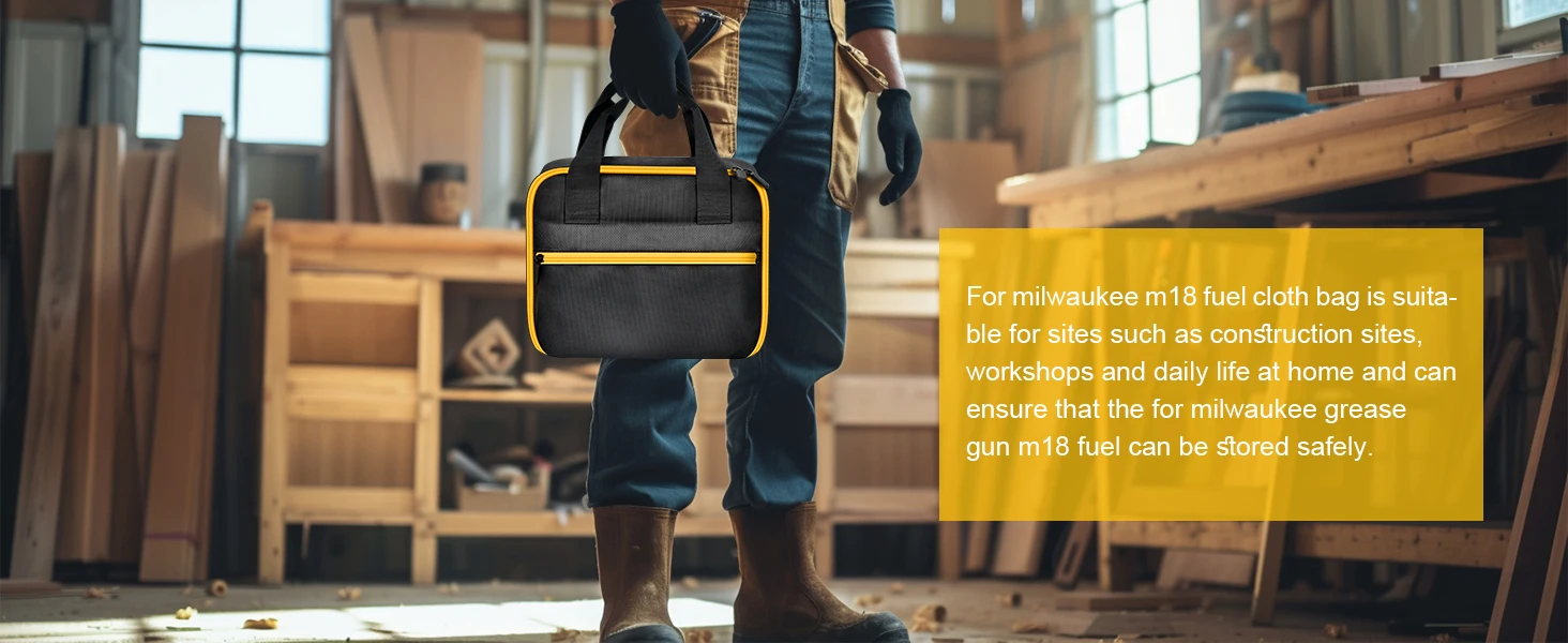 (CASE ONLY) Impact Driver Bag Case Compatible with DEWALT 20V MAX XR DCF900P1 DCF900B DCF891B DCF961B DCF899B Cordless Impact