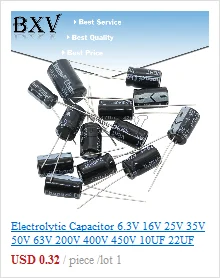 10PCS 275VAC Capacitor X2 Series 0.01UF ~ 2.2UF Polypropylene Film Capacitor New 10nf 100nf 150nf 200nf 680nf 470nf 1UF