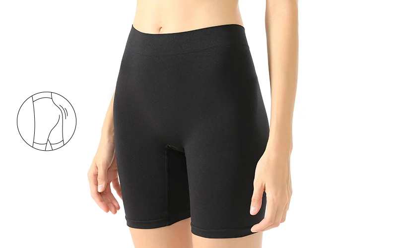 Women High Elasticity Safety Panty Plus Size Anti-Chafing Shorts Shapewear Underwear Slim Shaping Boxer Briefs NK0010