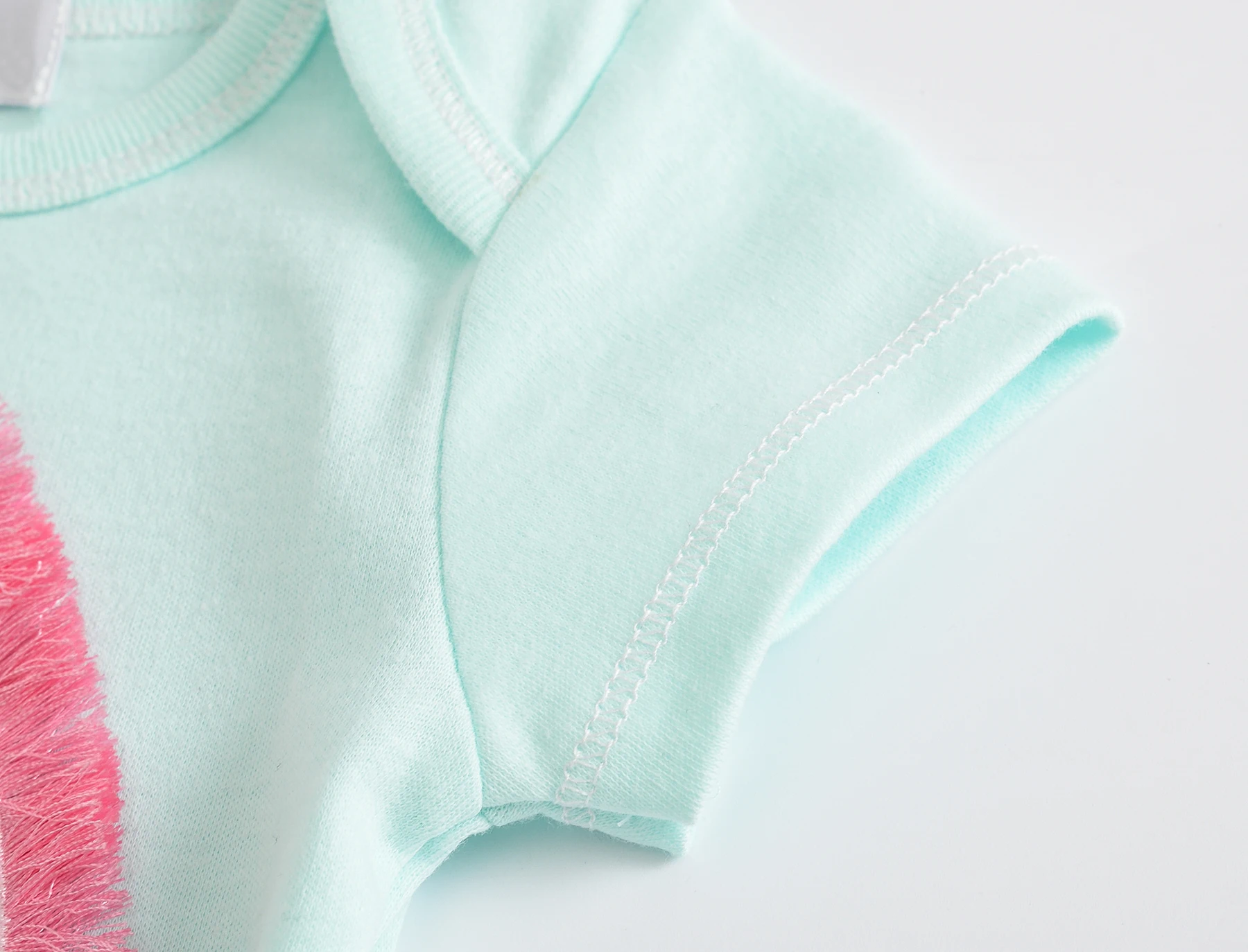3/6 pcs a lot Baby Girls Clothes  pour nouveaux Cotton Short Sleeve Girl Bodysuit 0-12 Months Newborn Boys Clothing Toddler