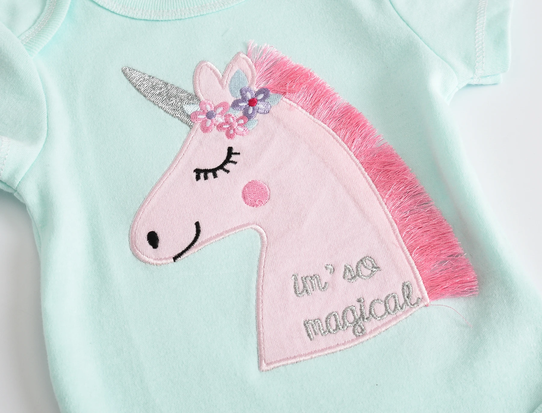 3/6 pcs a lot Baby Girls Clothes  pour nouveaux Cotton Short Sleeve Girl Bodysuit 0-12 Months Newborn Boys Clothing Toddler
