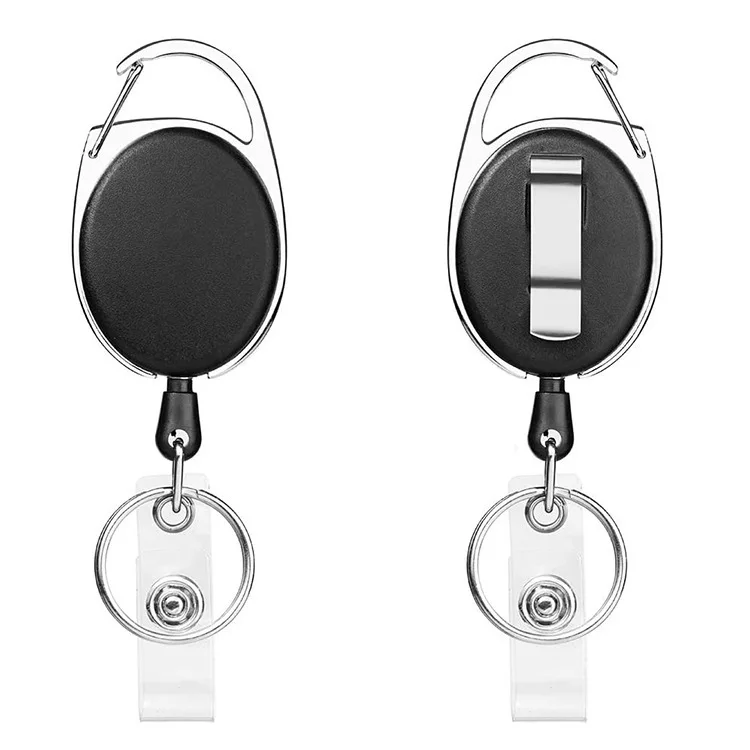 1pc Pass Work Card Cover Dual Card Slot Hold Working Permit Case Transparent Badge Holder PC Plastic Exhibition ID Card Tag