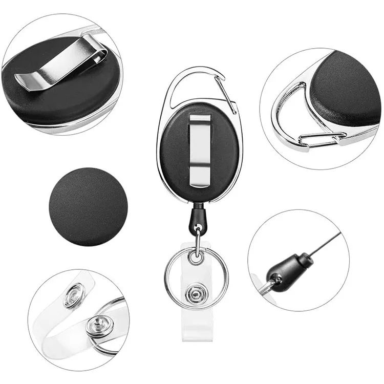 1pc Pass Work Card Cover Dual Card Slot Hold Working Permit Case Transparent Badge Holder PC Plastic Exhibition ID Card Tag