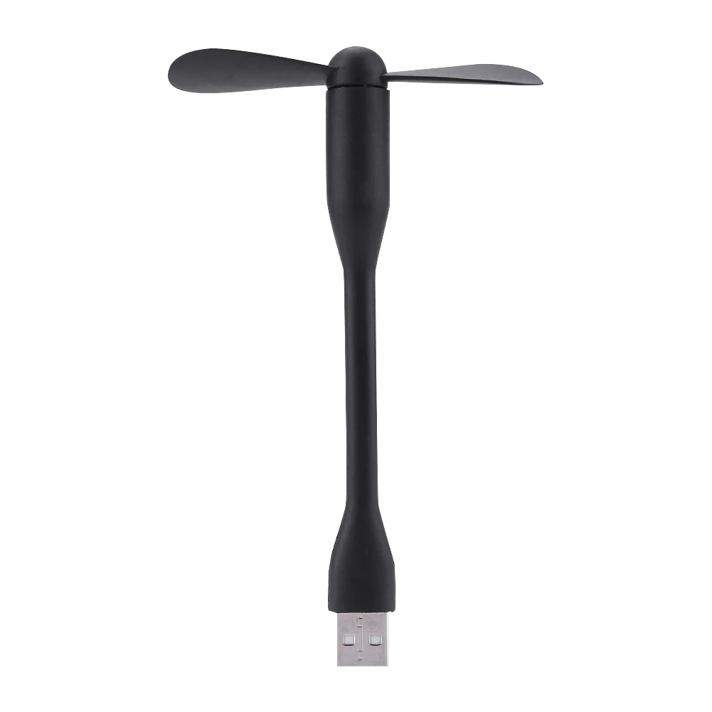 Mini USB Fan Flexible Bendable Fan For Power Bank Laptop PC AC Charger Portable Hand Cooling Fan For Computer Summer Gadget