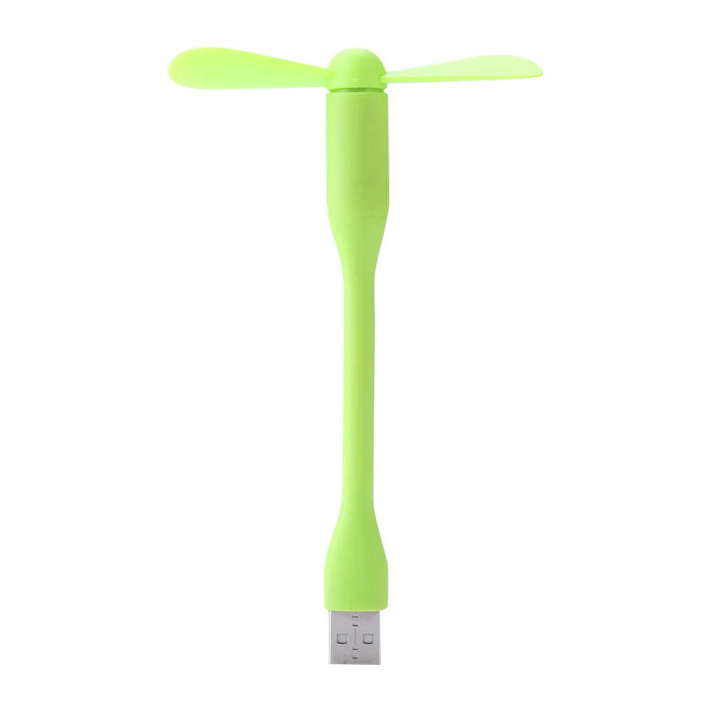 Mini USB Fan Flexible Bendable Fan For Power Bank Laptop PC AC Charger Portable Hand Cooling Fan For Computer Summer Gadget