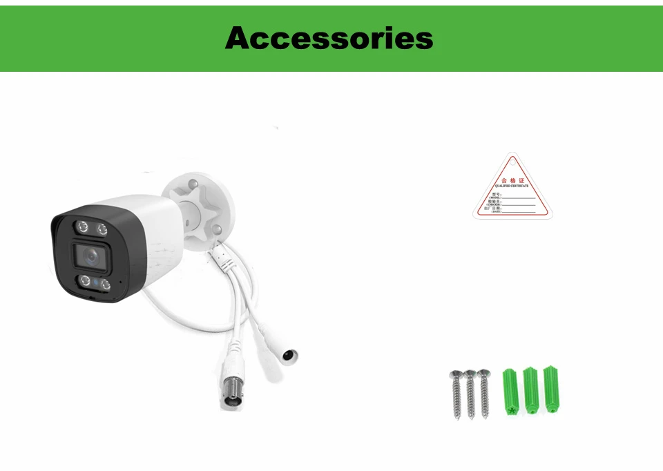 HD 2MP 5MP AHD XVI/CVI/TVI/CVBS Security Bullet Camera Outdoor Indoor Weatherproof 4pcs Array IR LEDs for CCTV DVR System