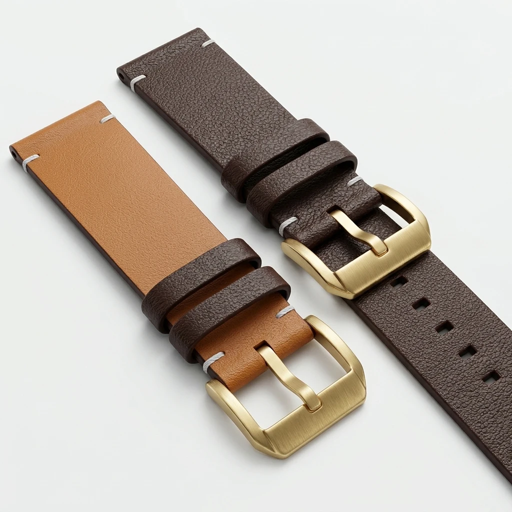 Stainless Steel Middle Brushed Watch Buckle 16mm 18mm 20mm 22mm Silver Rose Gold Black Watchband Strap Clasp Accessories