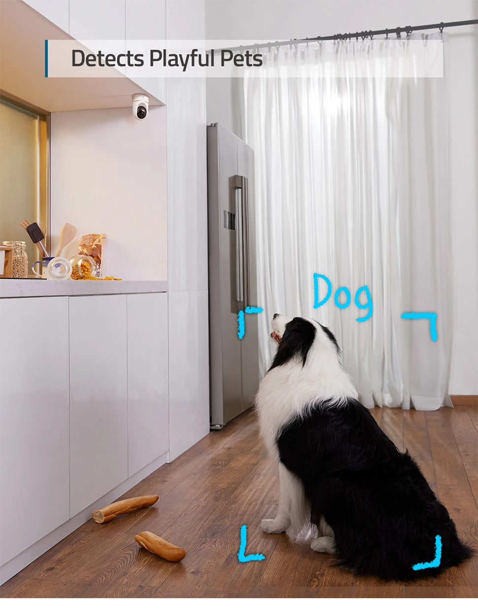 eufy Security Solo 2K Indoor Cam P24 Protect Pan & Tilt Mini Wifi Camera Human AI Voice Assistant Compatibility Motion Track