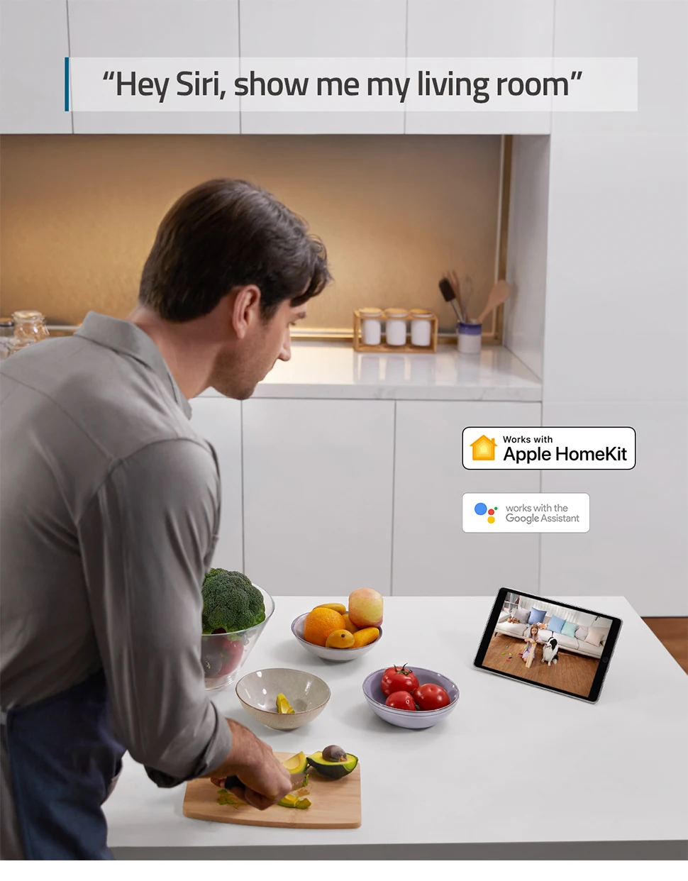 eufy Security Solo 2K Indoor Cam P24 Protect Pan & Tilt Mini Wifi Camera Human AI Voice Assistant Compatibility Motion Track