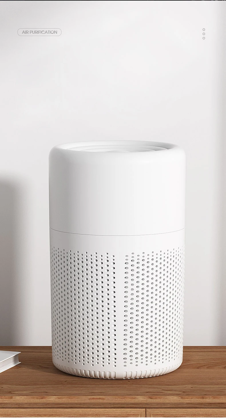 Portable Air Purifier Household Air Cleaner Mini Desktop Air Purifier With HEPA Filter Air Freshener Air Cleaner For Home Office