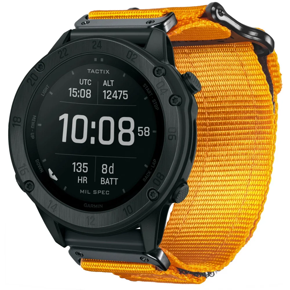 HEMSUT Watch Band For Garmin Fenix8 7 6 Nylon Quickfit 20 22 26mm Sports Wrist Strap Compatible EPIX /MK3 /Tactix