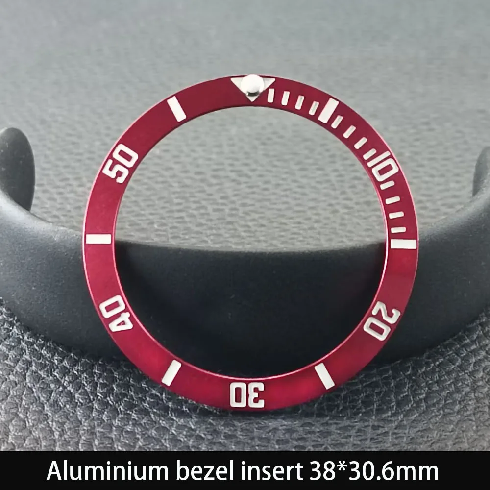 Sloping 38mm*30.6mm Ceramic Bezel GMT and Diving Watch Insert For 40mm Mens Watch Replace Watch Face Watch Bezel Inserts