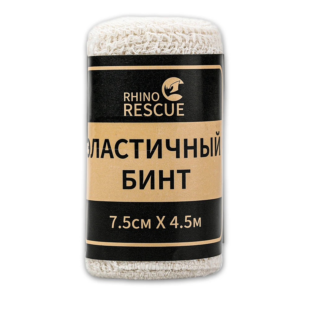 RHINO 6/12 pcs Elastic Crepe Bandage First Aid Kit Gauze Wound Dressing Nursing Emergency Care Bandage Outdoor Sports