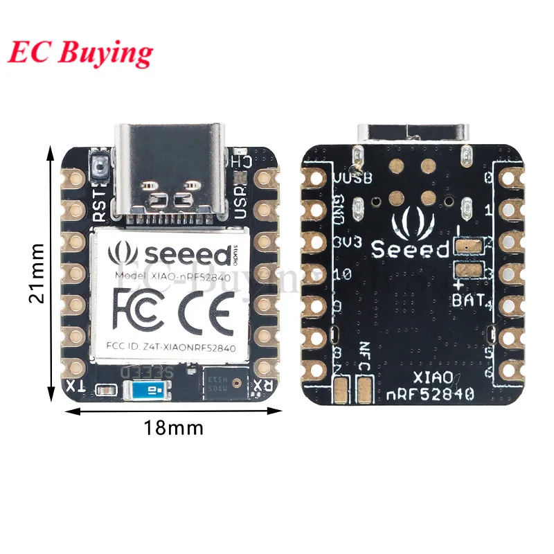 10Pcs/1pc Seeed Studio XIAO BLE NRF52840 SENSE Plus RP2040 Bluetooth-compatible Module For Arduino Nano Microcontroller