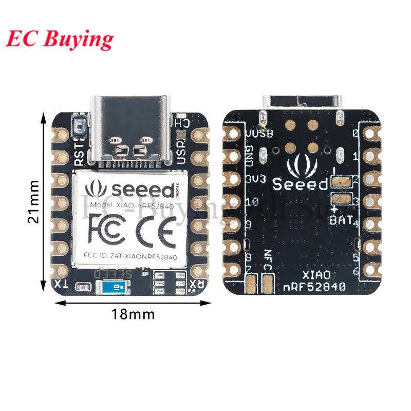 10Pcs/1pc Seeed Studio XIAO BLE NRF52840 SENSE Plus RP2040 Bluetooth-compatible Module For Arduino Nano Microcontroller