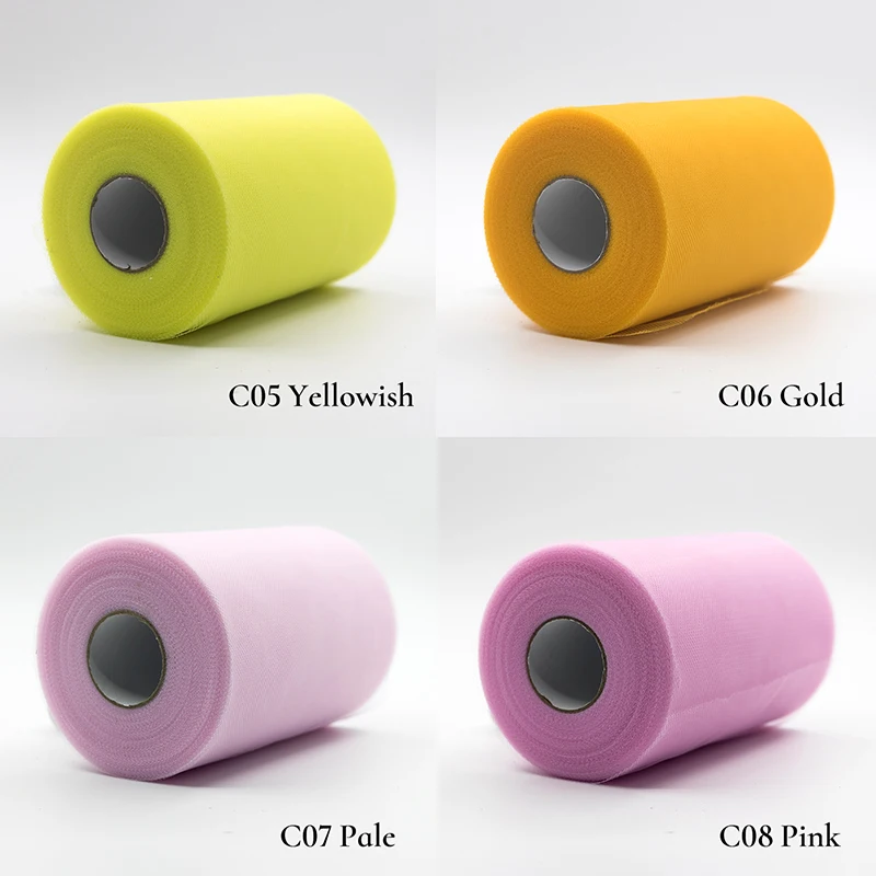 Tulle Roll 100 Yards Organza Wedding Decoration TUTU Baby Shower Tulle Roll 15cm Decoration Party And Events Engagement Decor